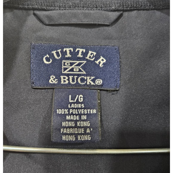 Cutter & Buck Jim Beam Vintage Blue White Sleeveless Vest Windbreaker Size Large - Picture 3 of 11